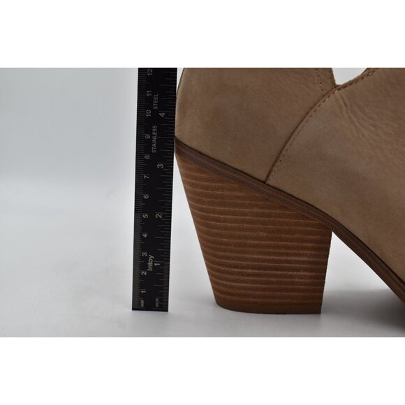 Blondo Womens 10 Wynona Sand Nubuck Waterproof Pointed Toe Zipped Booties Boots - Picture 10 of 13